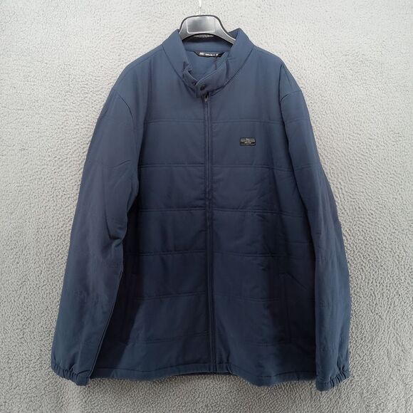 Travis Mathew Jacket Mens 2XL Blue Indigo Lightweight Seaboard‎ Insulated Puffer - Picture 1 of 11